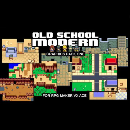 RPG Maker VX Ace   Old School Modern Resource Pack DLC (1 eszköz   Lifetime) (Steam)