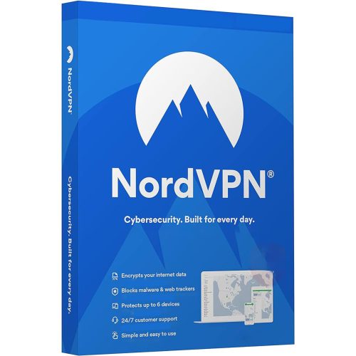 NordVPN Standard VPN + Cybersecurity (6 eszköz / 1 év) (EU)
