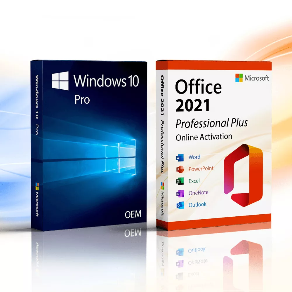 Microsoft Windows 10 Pro (OEM) + Microsoft Office 2021