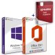 Microsoft Windows 10 Pro (OEM) + Office 2021 Professional Plus (Activare on-line) + McAfee Total Protection (5 dospozitive / 1 an) Family Pack