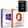 Microsoft Windows 10 Pro (OEM) + Office 2021 Professional Plus (Activare on-line) + AVG Secure VPN (5 dospozitive / 1 an) Small Business Pack