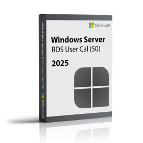   Microsoft Windows Server 2025 Remote Desktop Services User CAL (50 felhasználó)