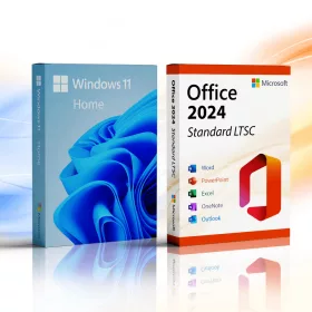   Microsoft Windows 11 Home + Microsoft Office 2024 Standard LTSC (1 eszköz / Lifetime)