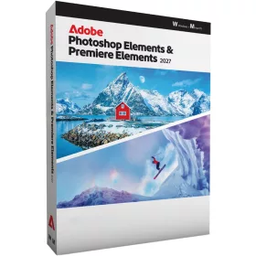   Adobe Photoshop Elements & Premiere Elements 2027 (1 eszköz / 3 év) (Windows / Mac) (EU)