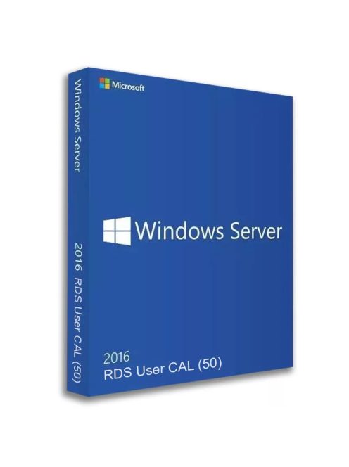 Windows Server 2016 RDS User CAL (50) digitális licence kulcs  letöltés