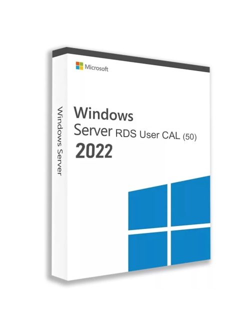 Windows Server 2022 RDS User CAL (50) digitális licence kulcs  letöltés