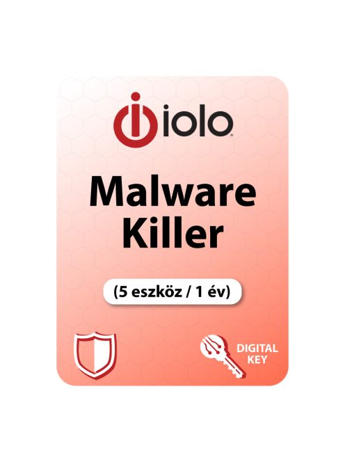iolo Malware Killer (5 eszköz / 1 év) digitális licence kulcs  letöltés