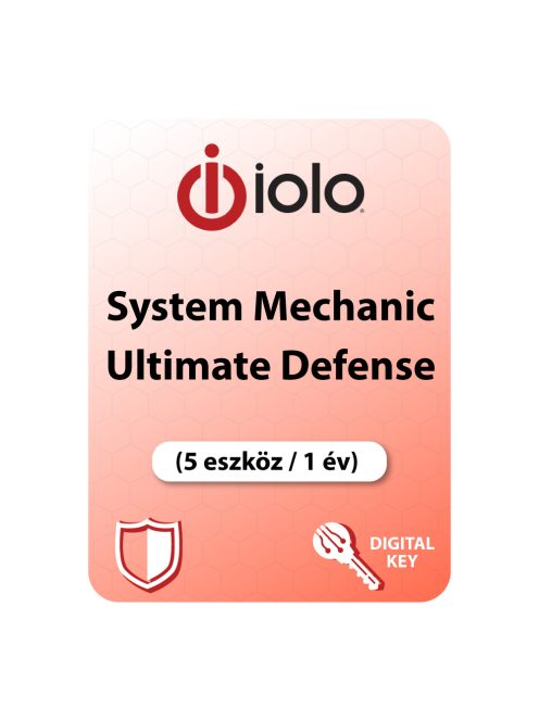 iolo System Mechanic Ultimate Defense (5 eszköz / 1 év) digitális licence kulcs  letöltés