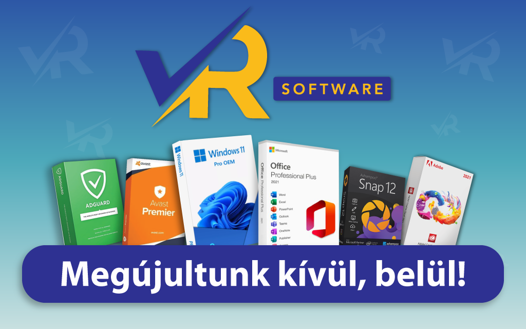 A VRSoft oldala kívül és belül is megújult!