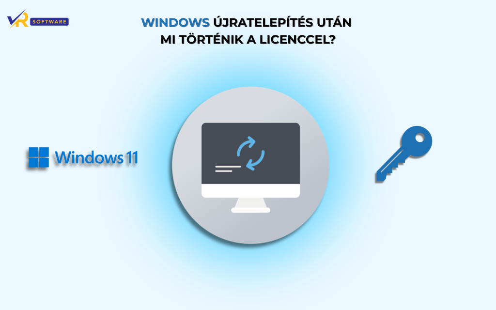Mi történik a Windows licenccel, ha újratelepíted a számítógépet?